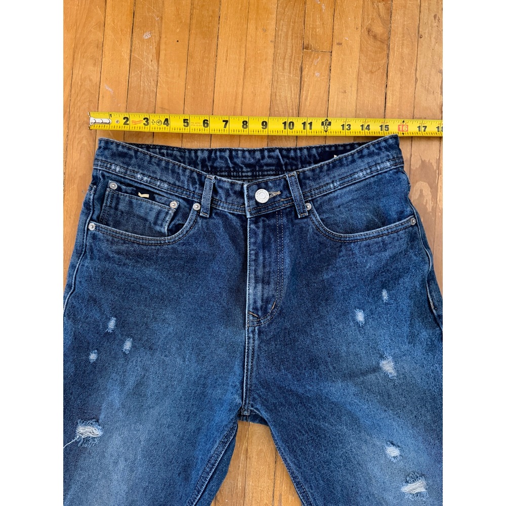 Vintage Gas Jeans Distressed Straight Baggy Size 32x30 - Picture 4 of 5